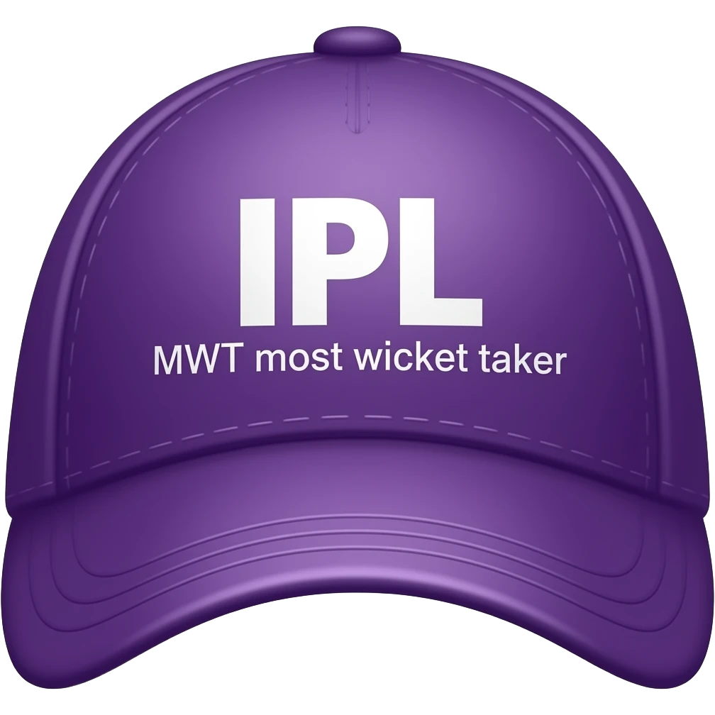 yehi cap bas uspe IPL ke jagah USPL niche MWT most wicket taker colour purple emoji
