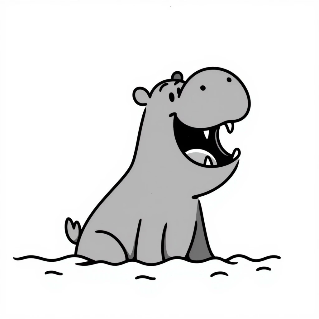 Hippo emoji