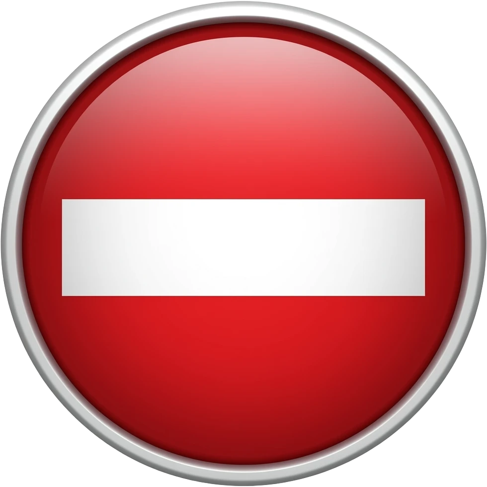 red no sign emoji emoji