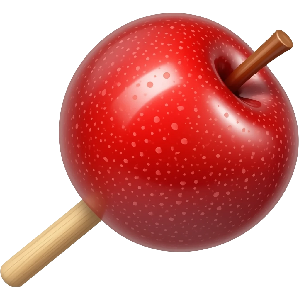Candy apple emoji