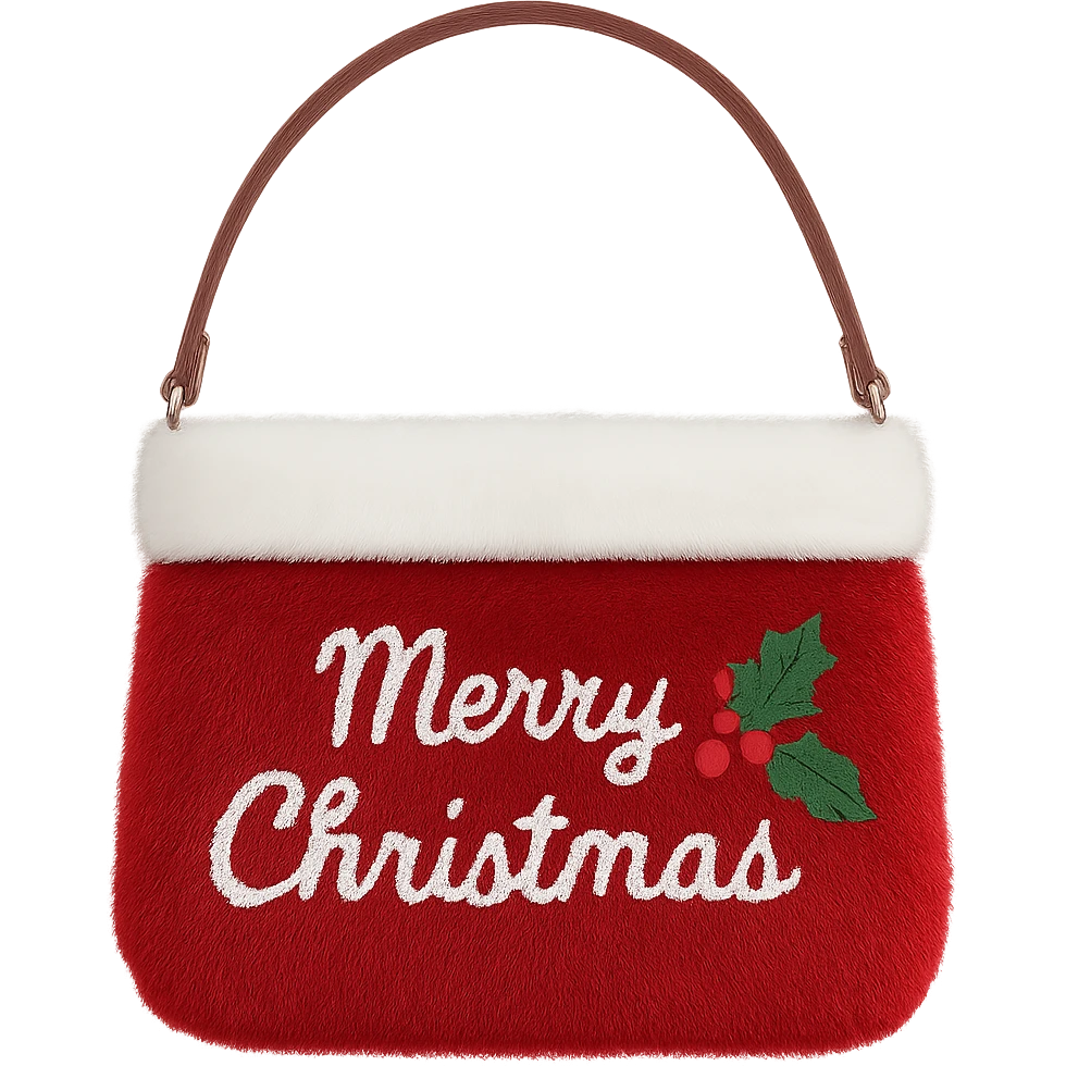 christmas purse,remove background emoji