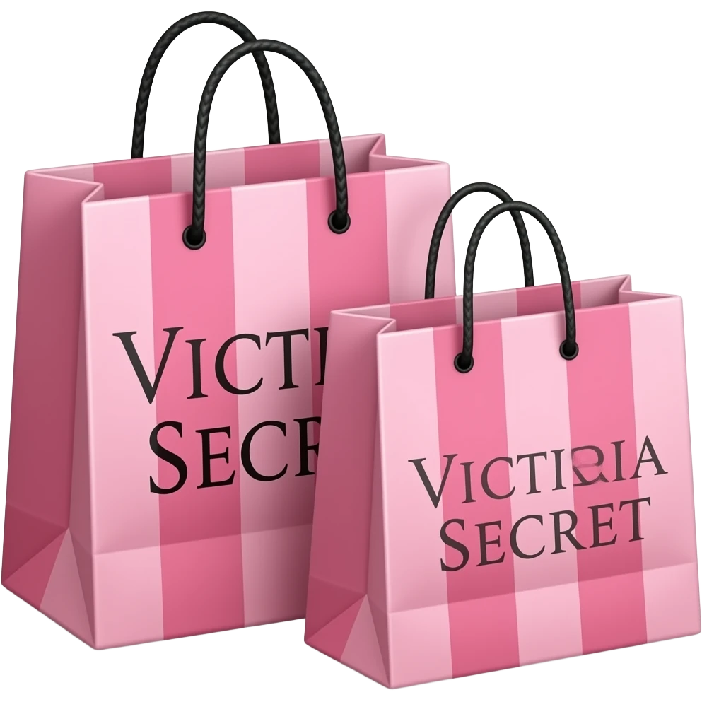 Victoria Secret shopping bags emoji