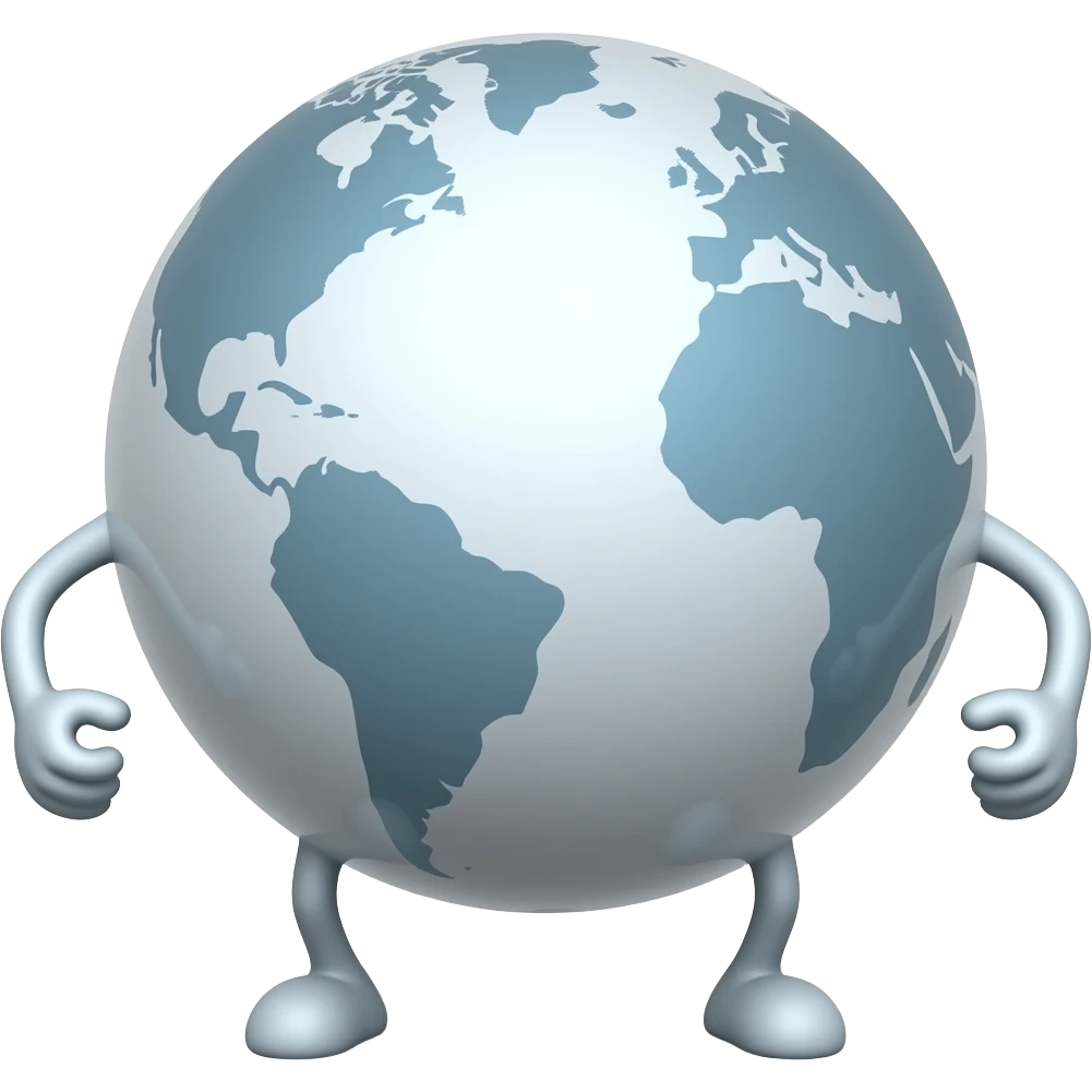 A ball with no arms only with legs emoji