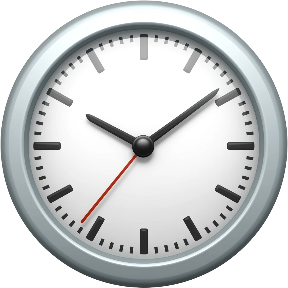 Emoji de un reloj emoji