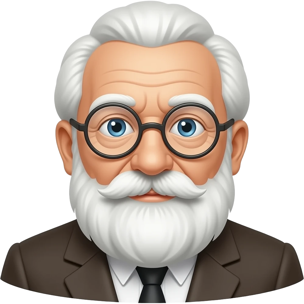 give me a weird looking version of carl jung the scientist emoji