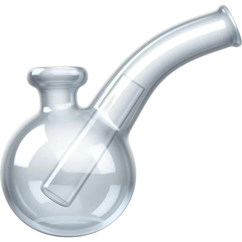 Glass meth pipe emoji