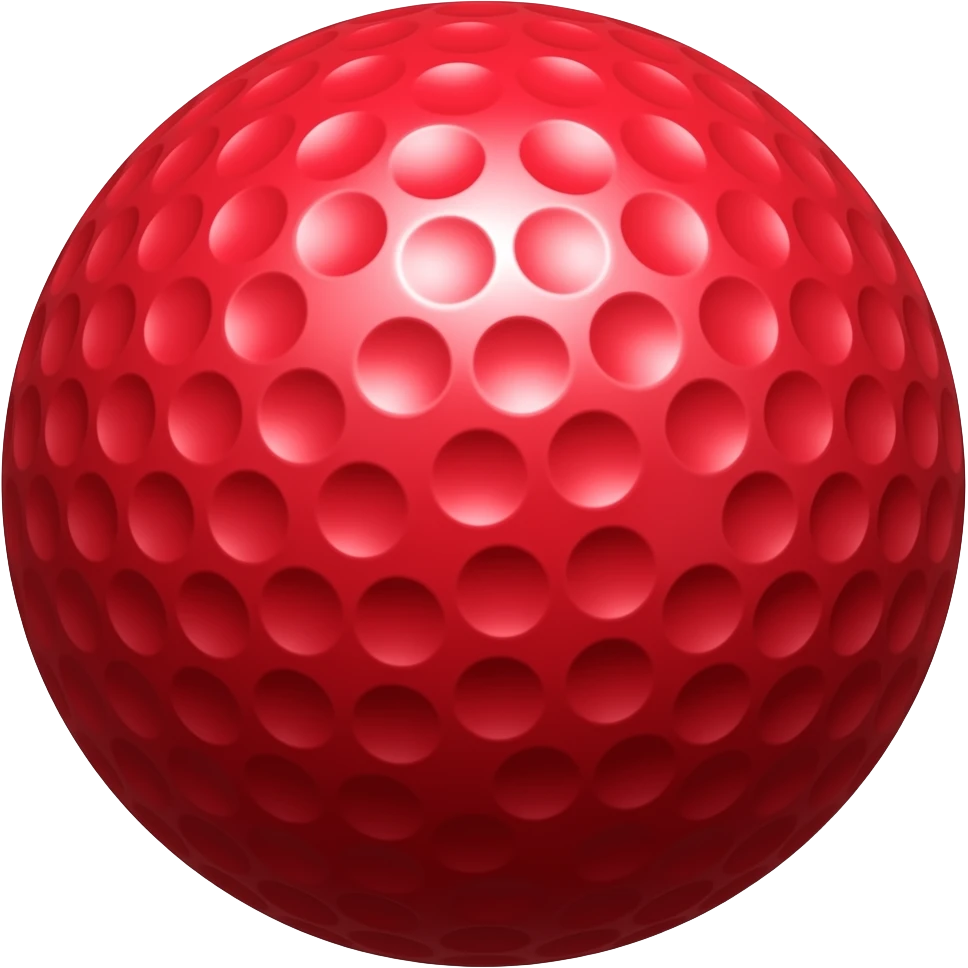 Red Golf Ball emoji