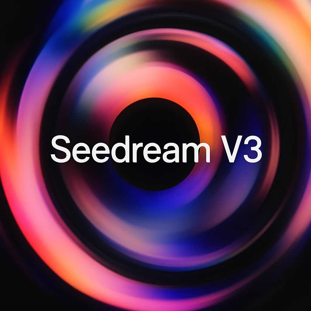 remake this and make "Seedream V3" bit bigger emoji