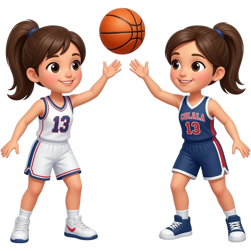 girls playing basketball emoji