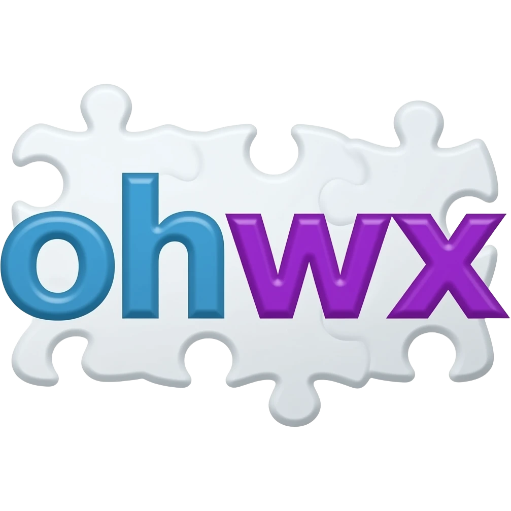 glued together in text Blue/Purple emoji