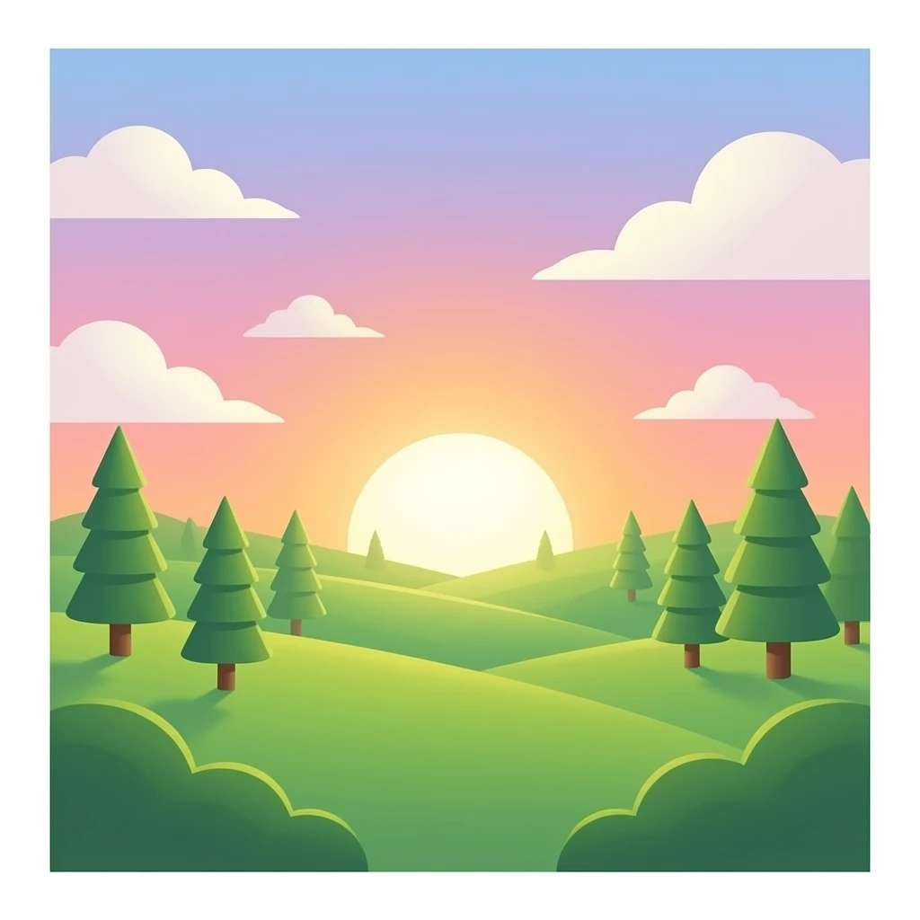 sunday multicolore pastel emoji