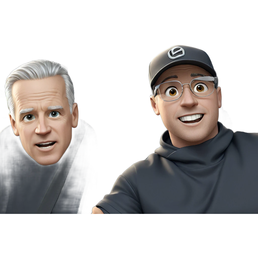 boys in car with hats emoji