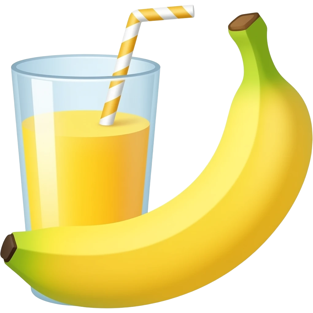 jugo de banana emoji