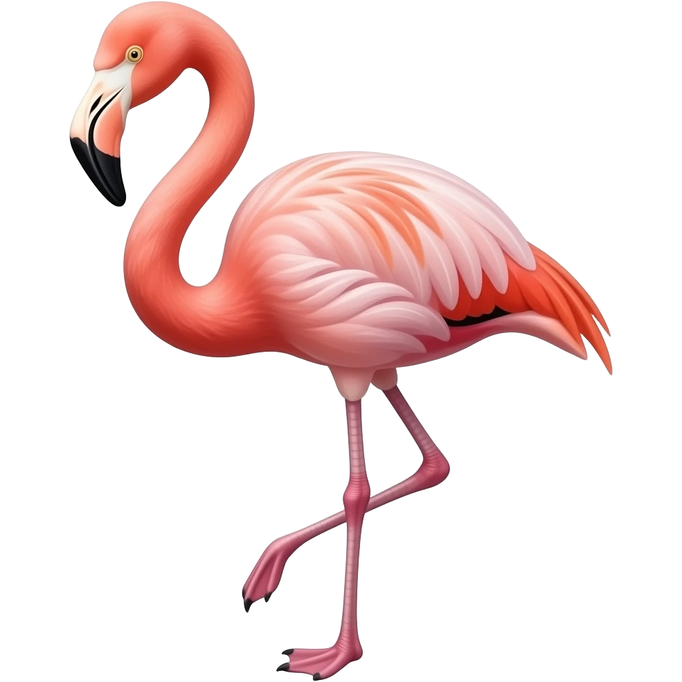 Greater flamingo emoji
