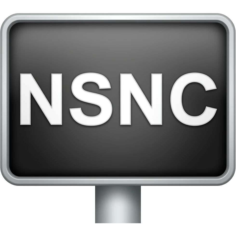 a big black sign with NSYNC written on it emoji