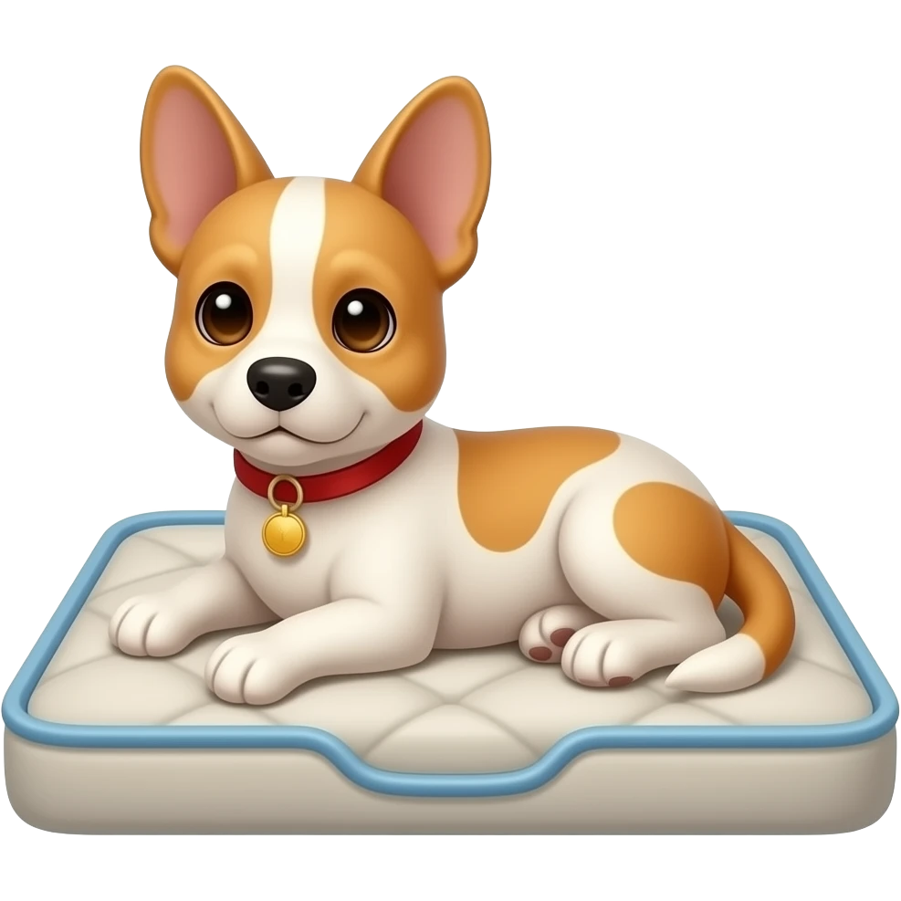 A puppy pad emoji