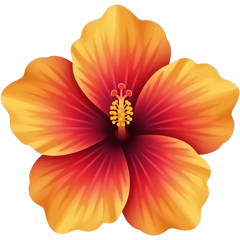 Colorful Hibiscus  emoji