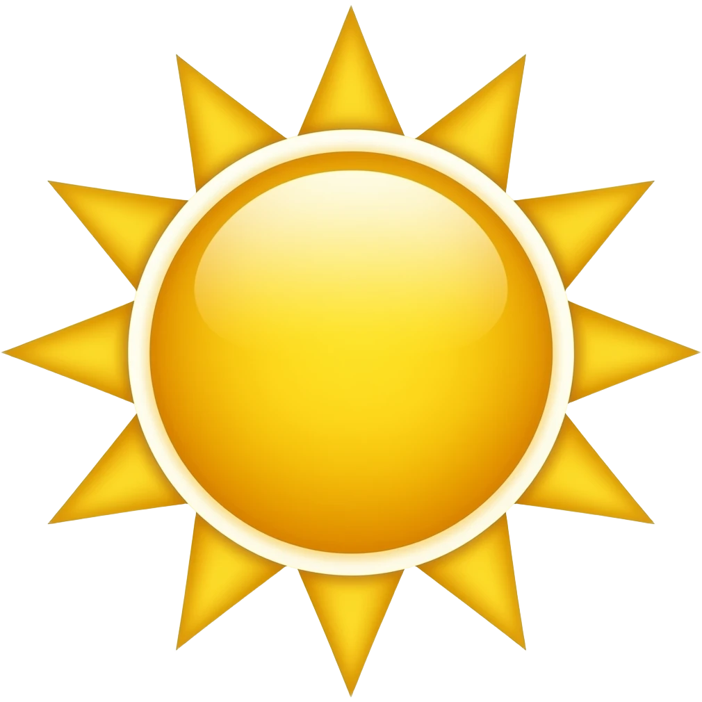 sunshine emoji