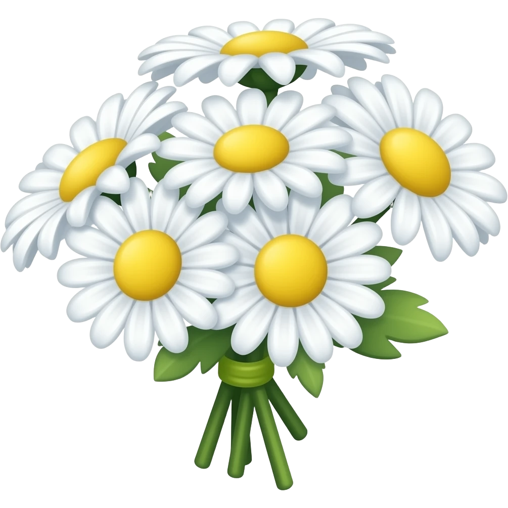Make an emoji "a bouquet of daisy" emoji
