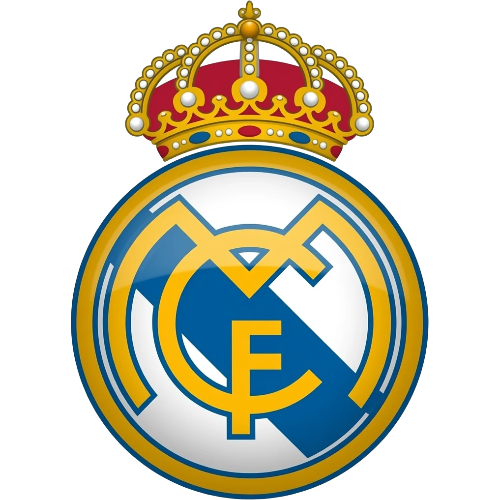 Create Real Madrid logo emoji. emoji