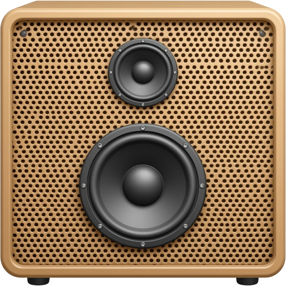 bouncing speaker cabinet emoji