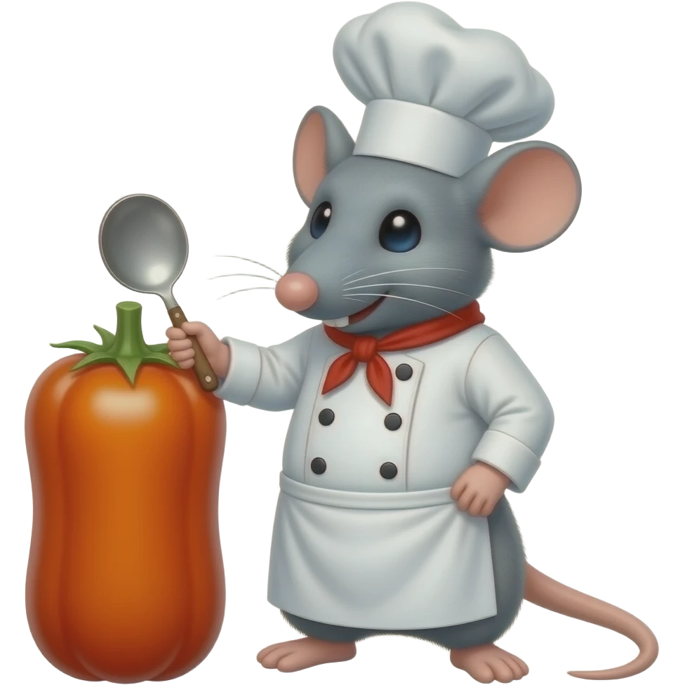 Rata de ratatoilli modo chef emoji