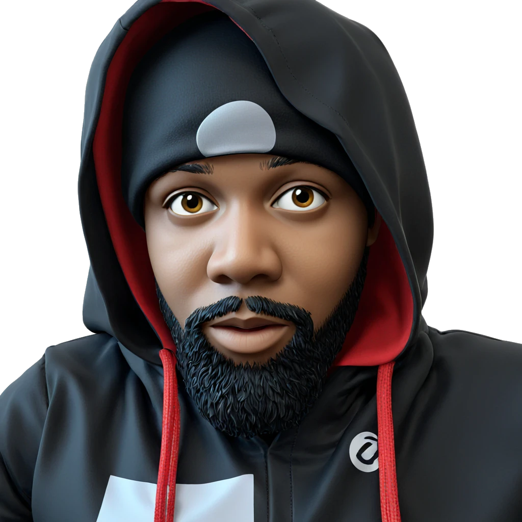 boy in hooded stare emoji