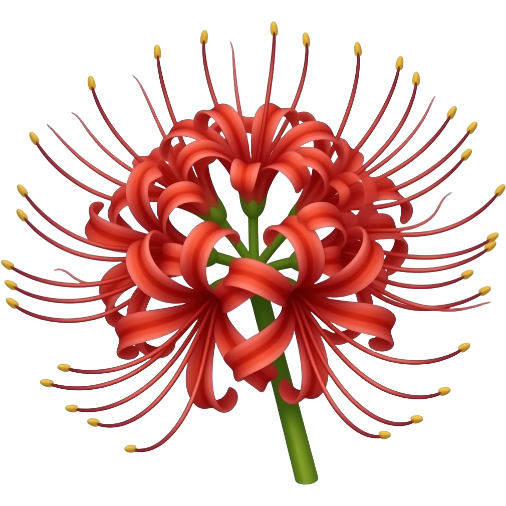 Red spider lily emoji