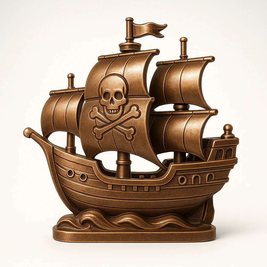 pirate ship emoji