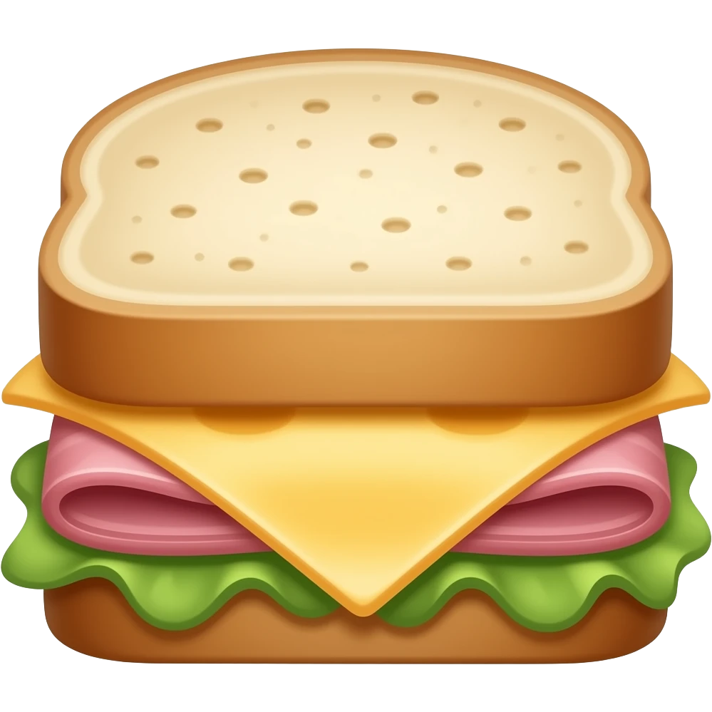 Sándwich de jamón y queso emoji