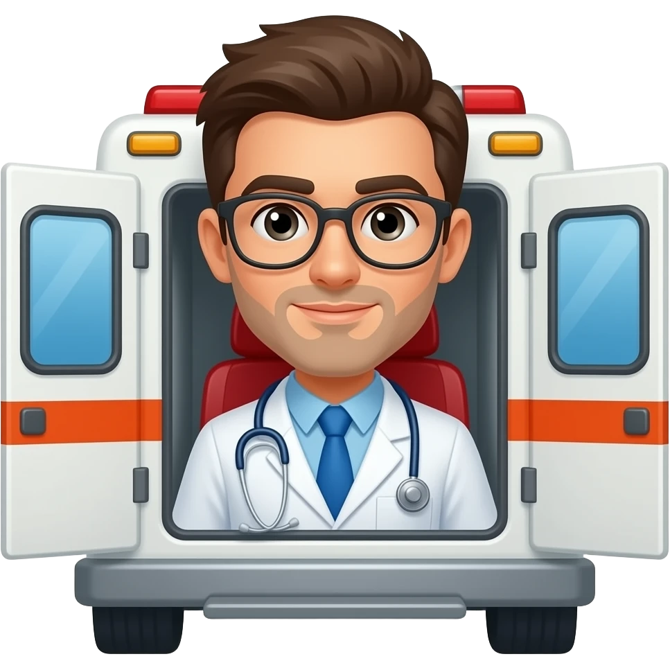 Doctor Ambulance emoji