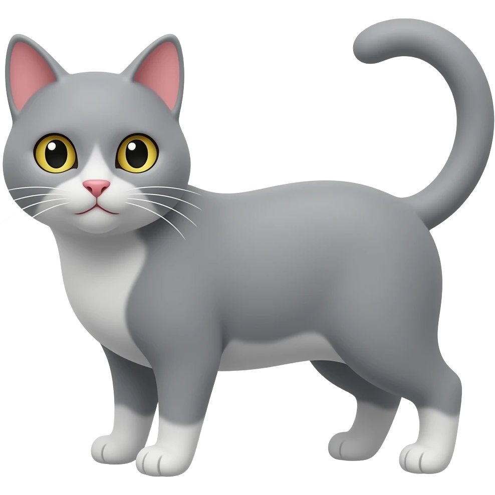 Эмодзи рижый кот в полный рост emoji