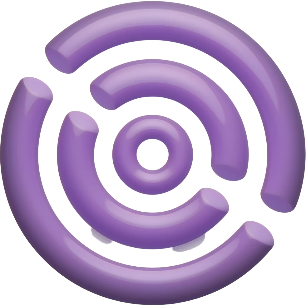 DIZZY SYMBOL IN PURPLE emoji