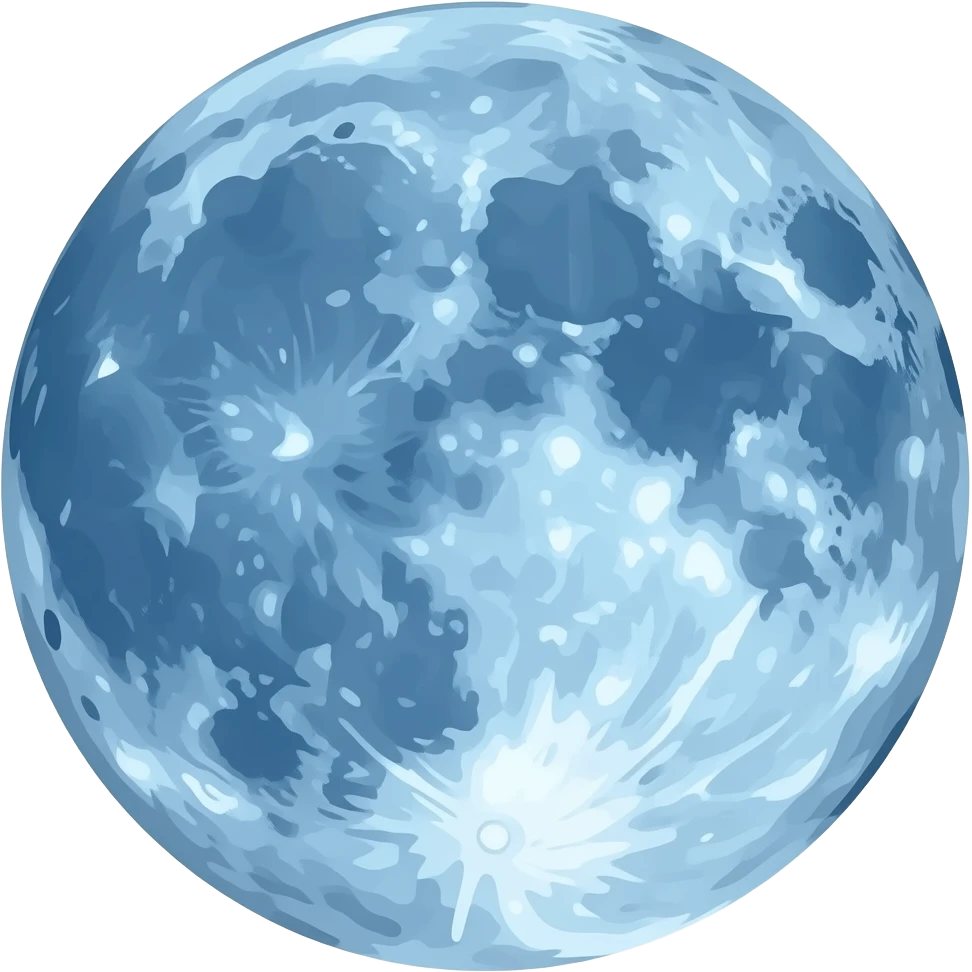 I need a blue moon emoji emoji