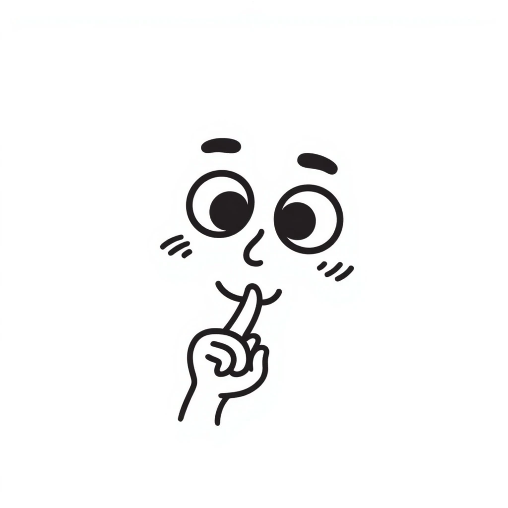 emoji biting index finger emoji