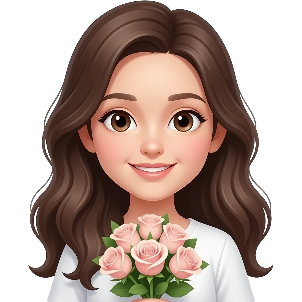 Girlie in love emoji