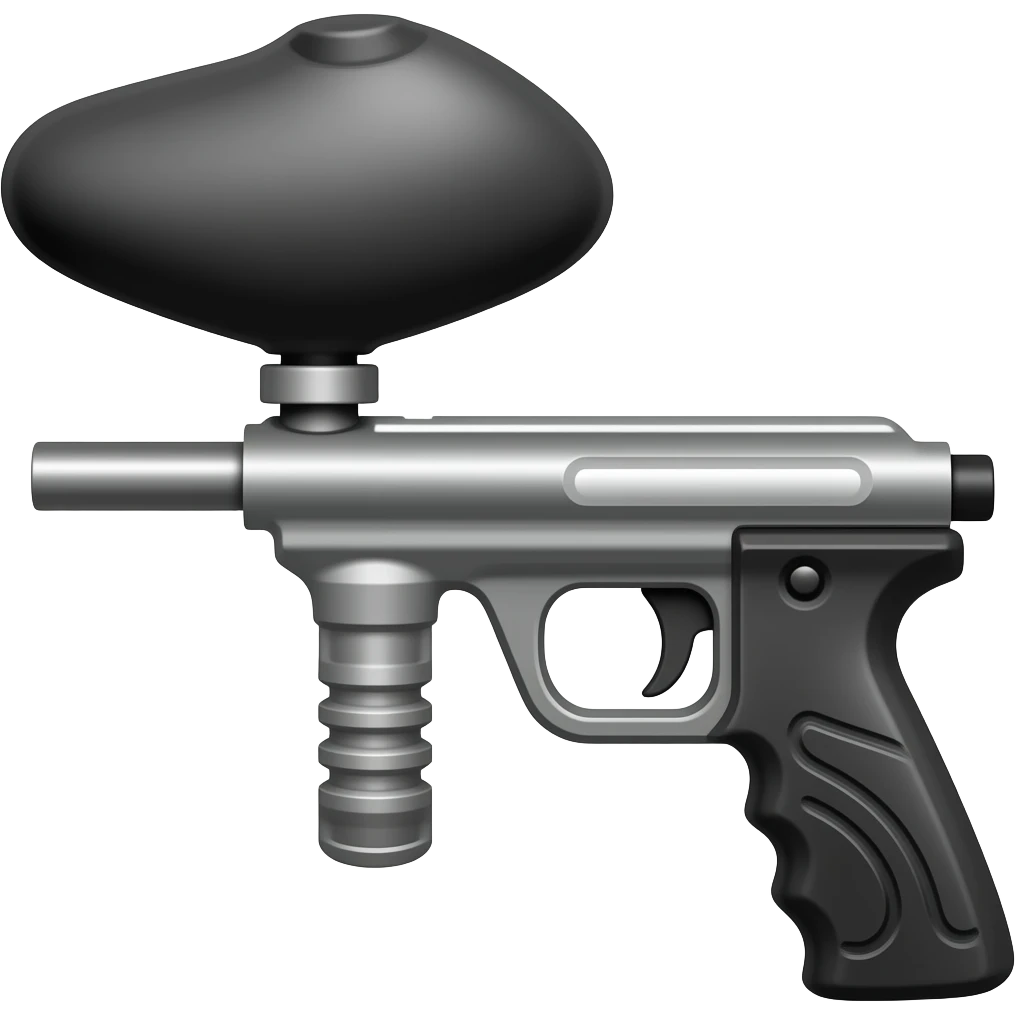 Paintball gun emoji