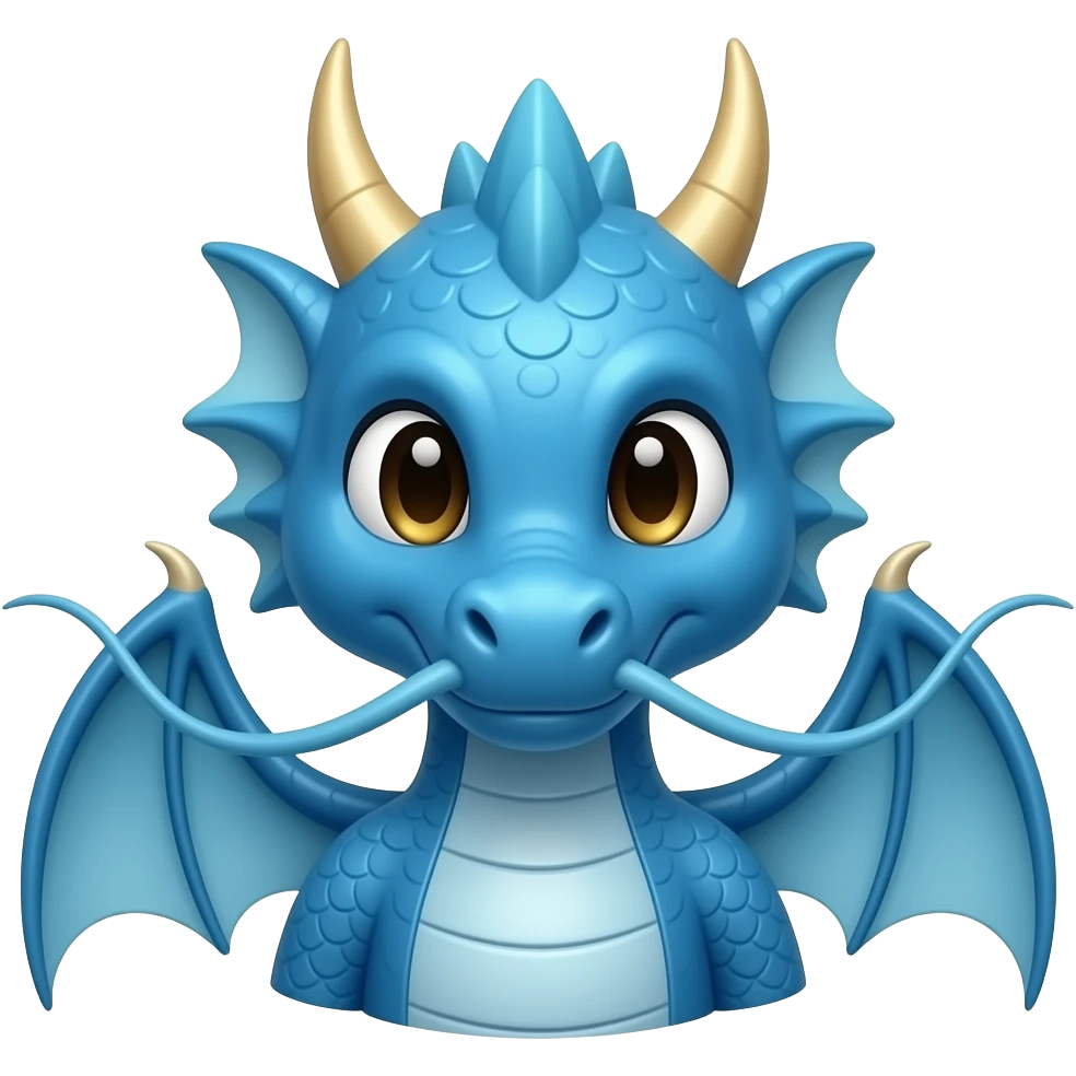 Blue dragon emoji I can use on instagram emoji