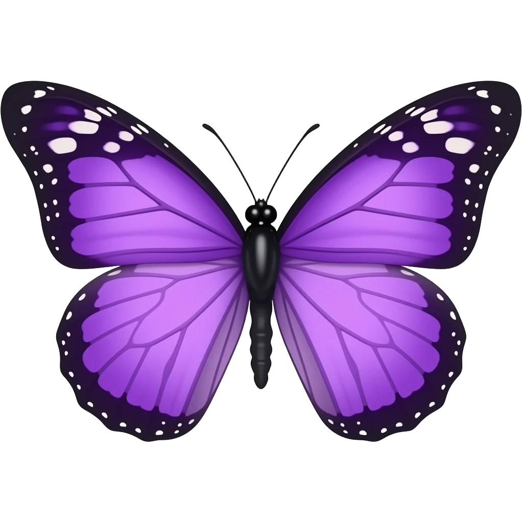 Purple butterfly emoji emoji