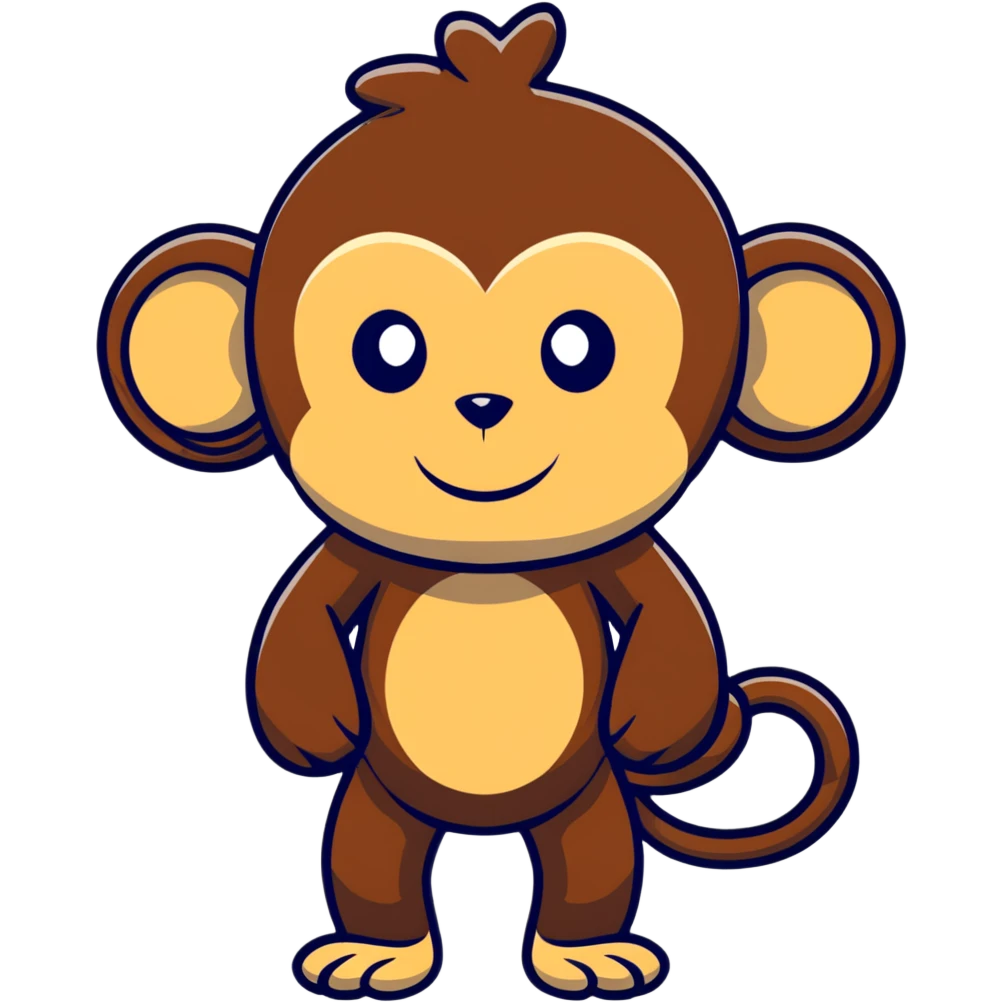 super fat monkey emoji