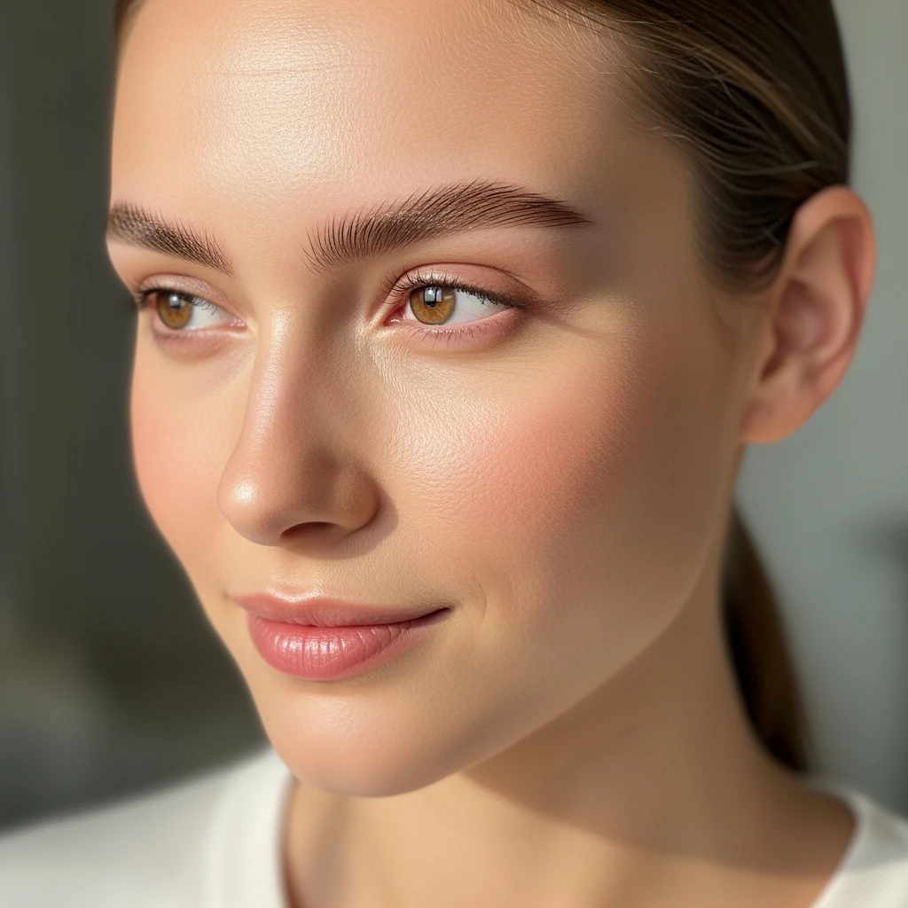 a woman with thin eyebrows  emoji