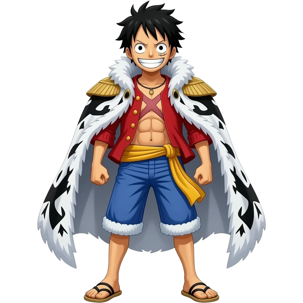 Luffy used  haki conqueror emoji