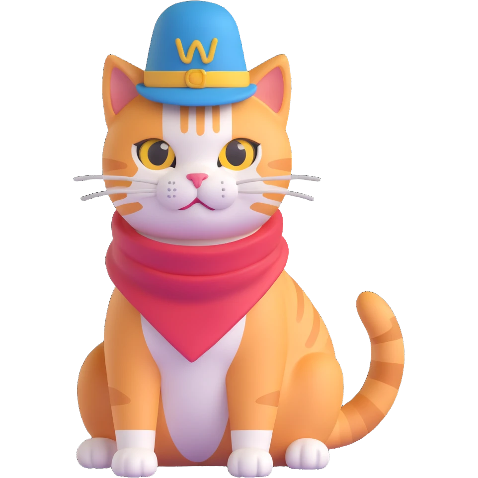 cat in a hat emoji