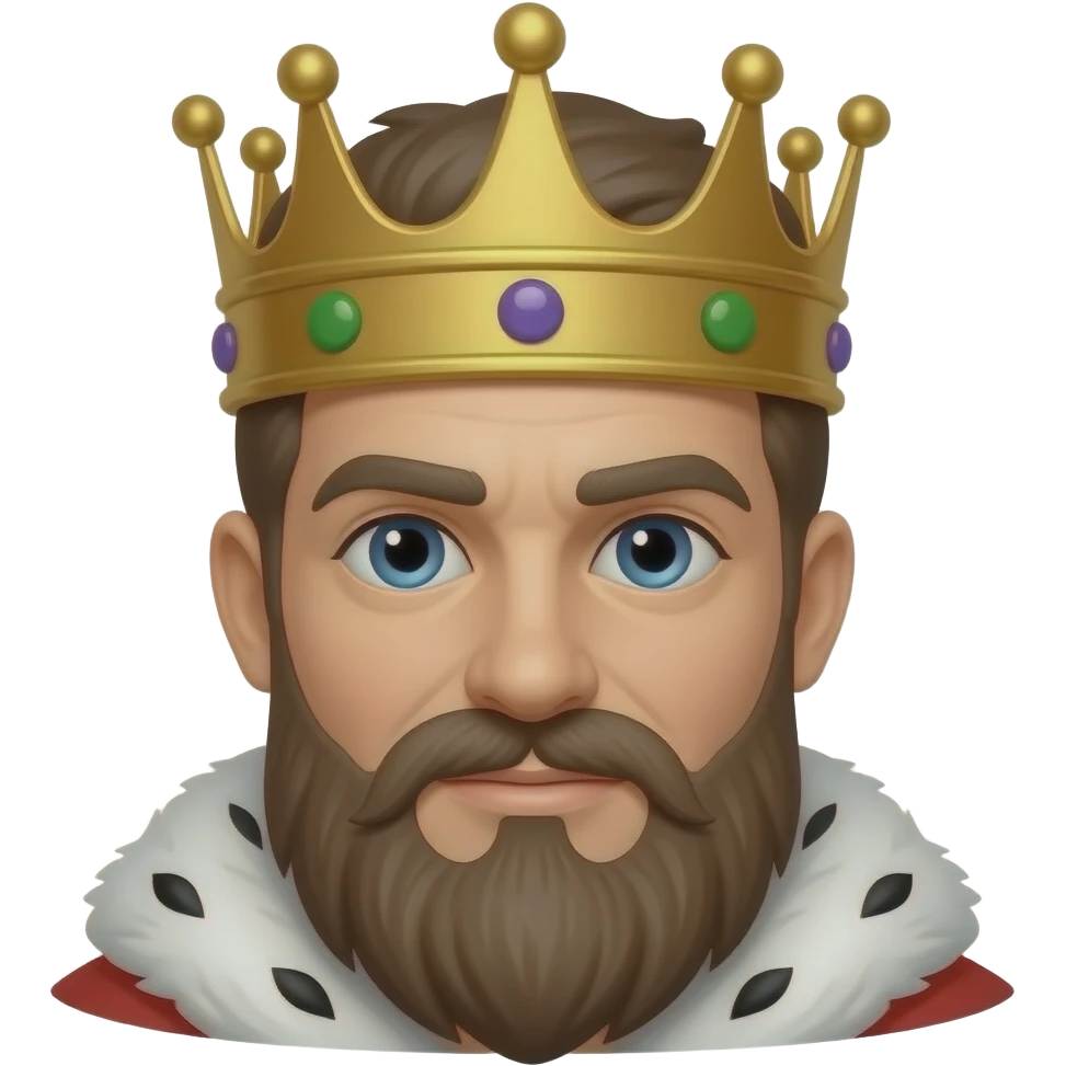 king with crown emoji