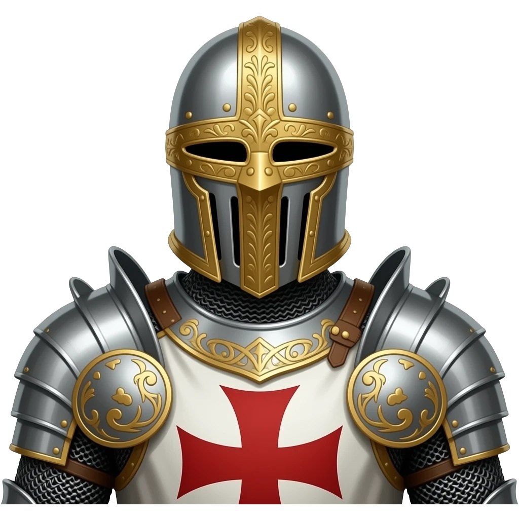 Decorated templar knight emoji