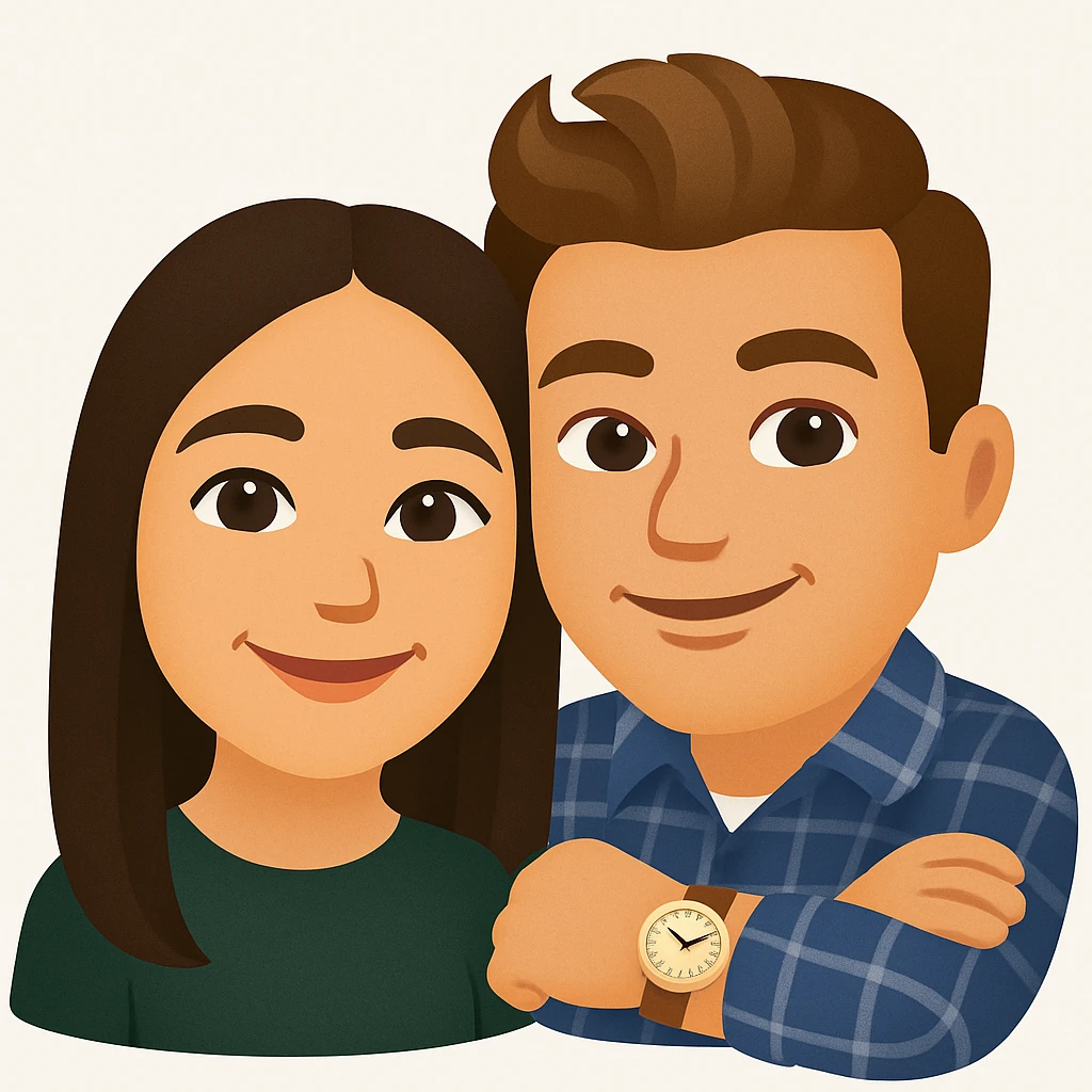 This is my boyfriend and I, make us into an emoji  emoji