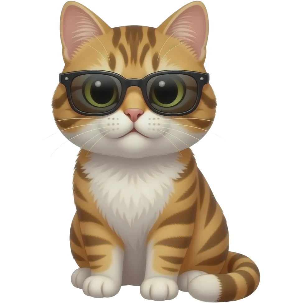 Cat wearing sunglasses emoji