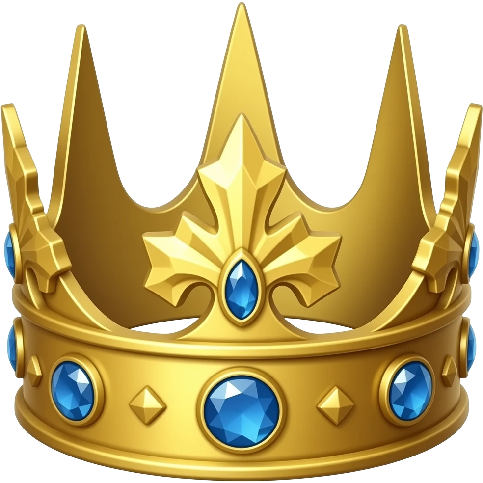 Corona laureada imperial de oro y diamantes estilo dios Emperador de Warhammer 40k emoji