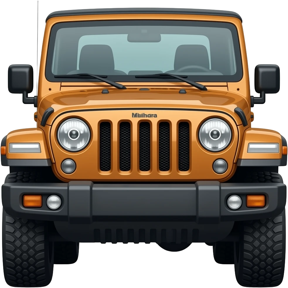 Mahindra thar emoji