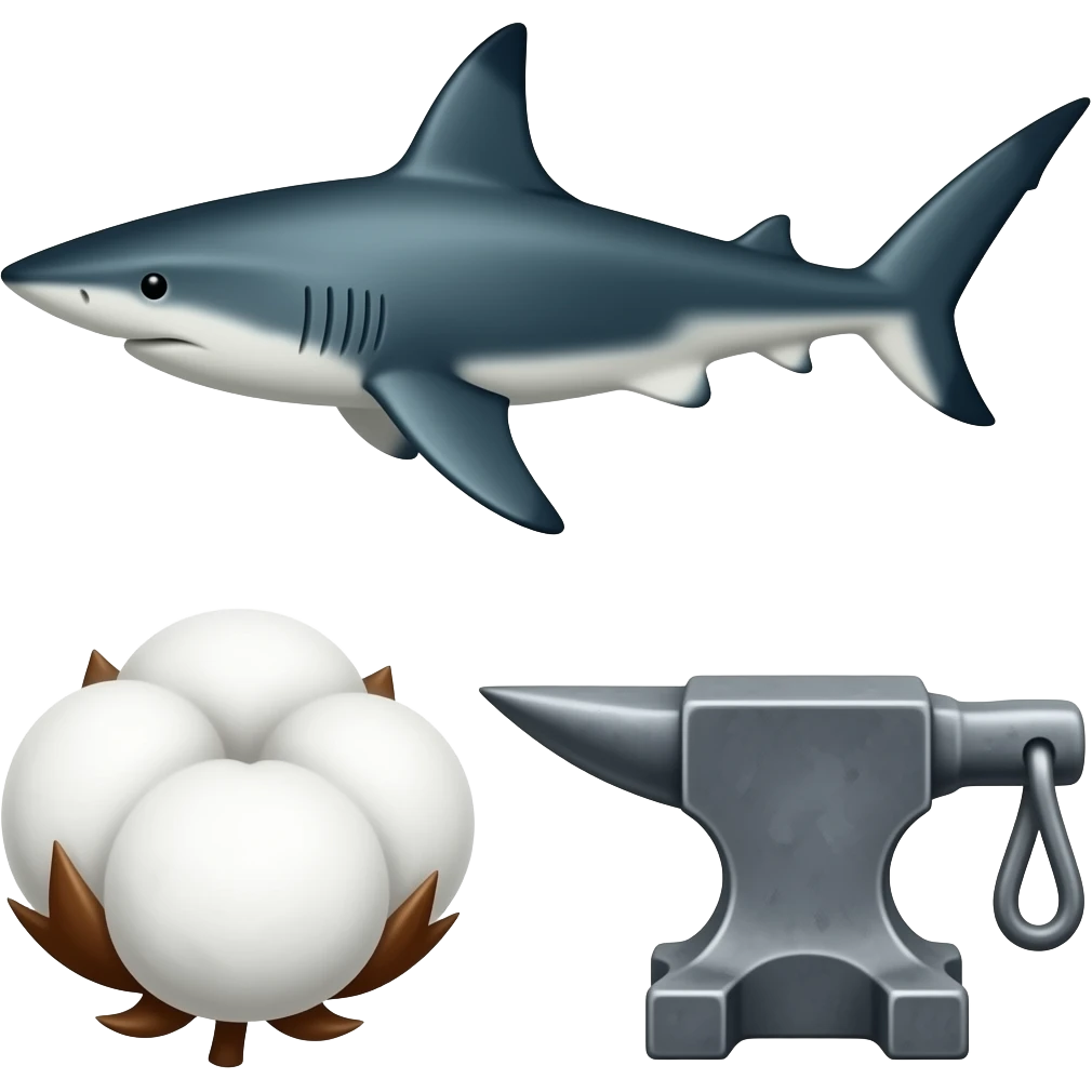 锤头 棉花 铁砧 emoji